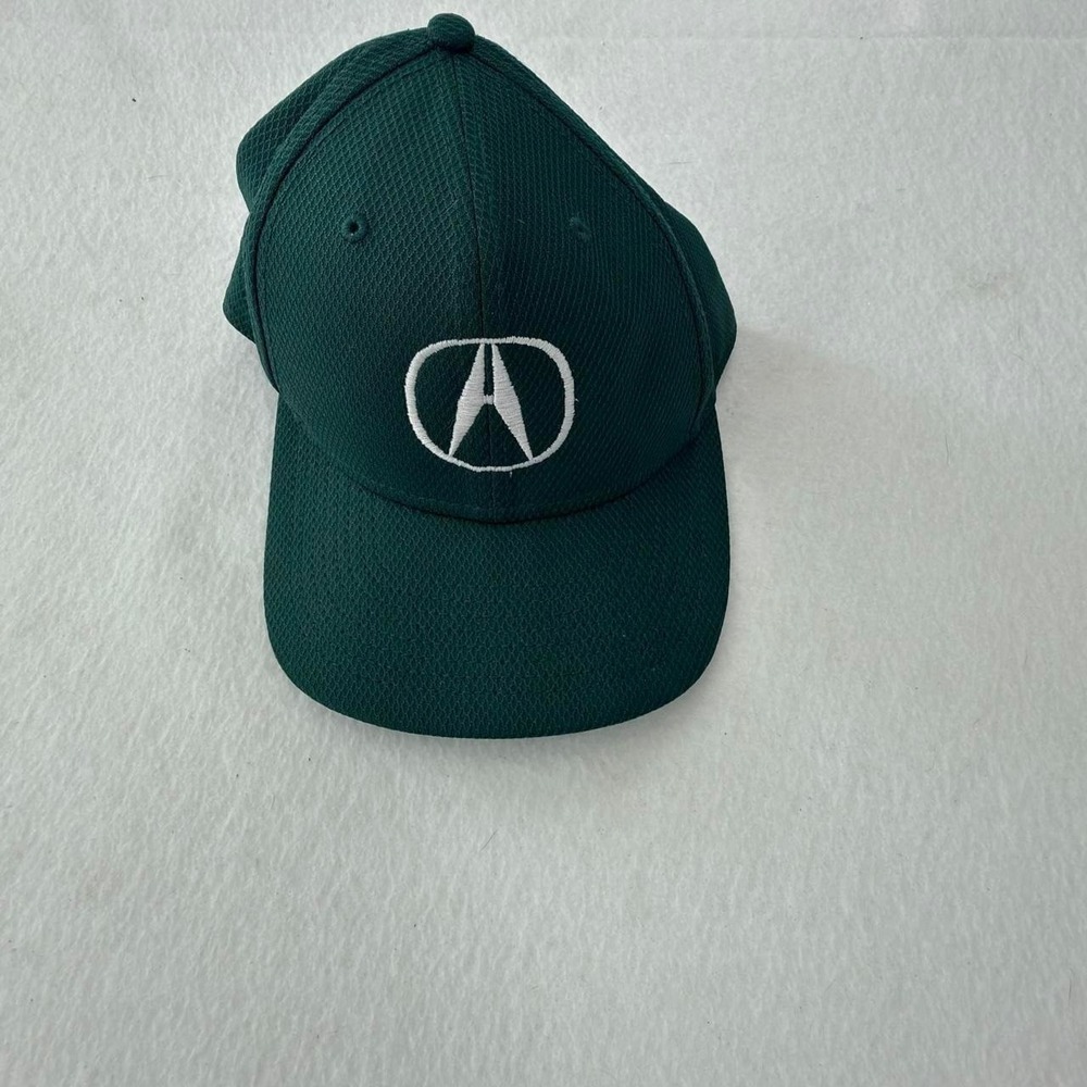 New Era Duval Acura snapback hat in dark green with embroidered Acura logo
